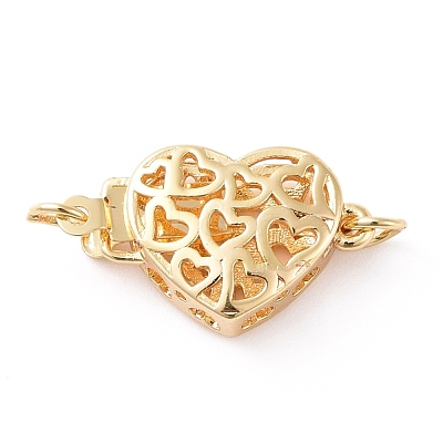 Brass Box Clasps KK-G427-10G-1