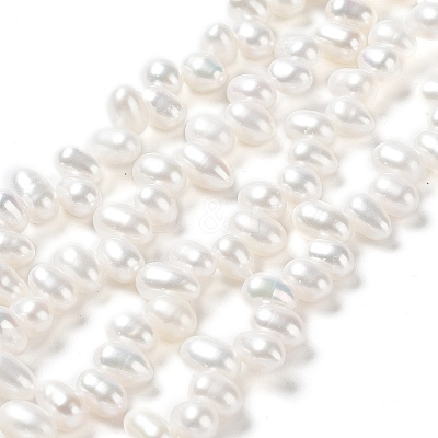 Natural Cultured Freshwater Pearl Beads Strands PEAR-J007-84-1