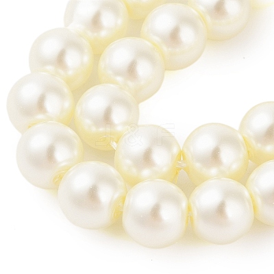 Eco-Friendly Glass Pearl Beads HY-J002-8mm-HX065-1