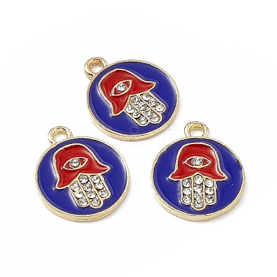 Alloy Crystal Rhinestone Pendants FIND-C019-17KCG-01-1