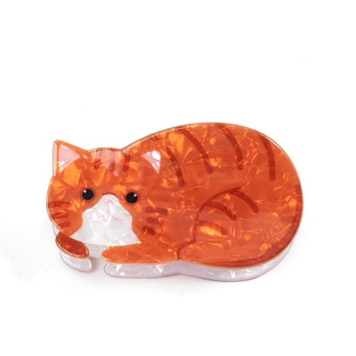 Cat Shape PVC Claw Hair Clips PW-WG79825-01-1