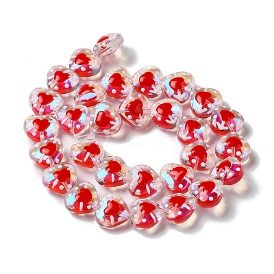 Handmade Glass Beads Strands LAMP-K037-09B-1