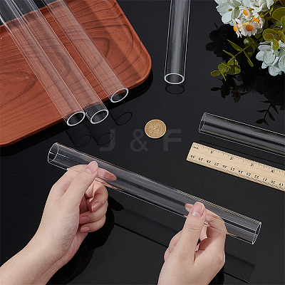 Acrylic Round Tube OACR-WH0056-007F-1