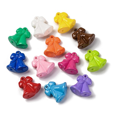 Baking Paint Opaque Acrylic Pendants MACR-F080-17-1