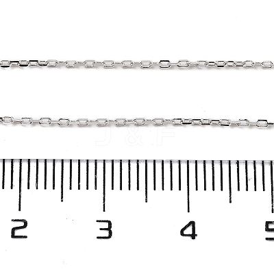 925 Sterling Silver Paperclip Chains STER-P064-04P-1