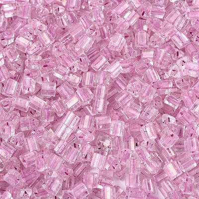 Transparent Inside Colours Glass Seed Beads SEED-T007-13C-1