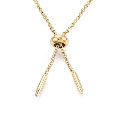 Adjustable Brass Slider Bracelets Making KK-T059-01G-NF-1