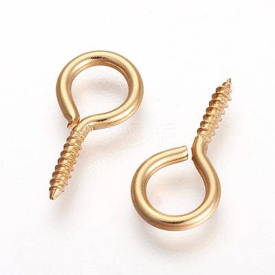 304 Stainless Steel Screw Eye Pin Peg Bails STAS-F194-01G-1
