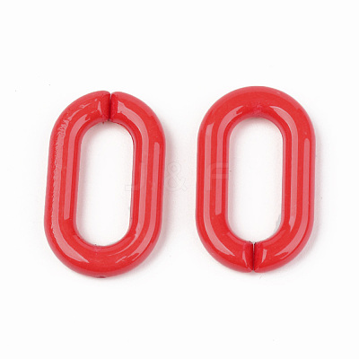 Opaque Acrylic Linking Rings OACR-T024-02-G03-1