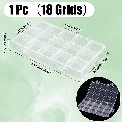 1Pc Polypropylene(PP) Bead Storage Containers CON-DJ0001-48-1