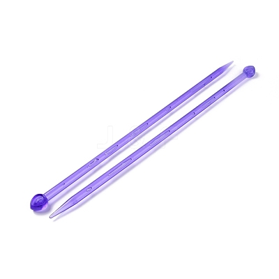 Plastic Knitting Needles TOOL-WH0117-69B-1