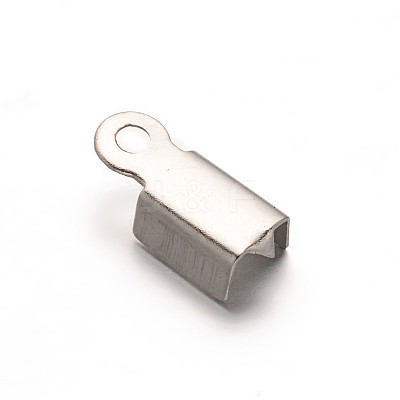 Tarnish Resistant 304 Stainless Steel Folding Crimp Ends STAS-G170-07P-1