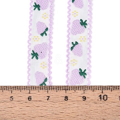 Polyester Strawberry Ribbon OCOR-T016-04D-1