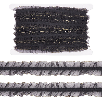 14M Polyester Flat Ruffled Elastic Cord EC-FG0001-03A-1