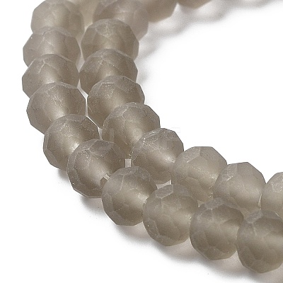 Transparent Glass Beads Strands X1-EGLA-A034-T6mm-MD16-1