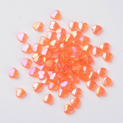 Transparent Acrylic Beads X-PL539-816-1
