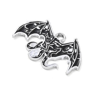 Halloween Alloy Enamel Pendants AL-CBA492B-01J-P-1