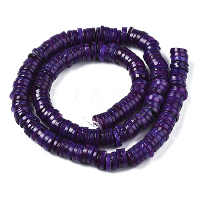Natural Freshwater Shell Beads Strands BSHE-I016A-01B-1