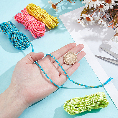 16M 4 Colors Braided Nylon Cord NWIR-PH0002-42-1