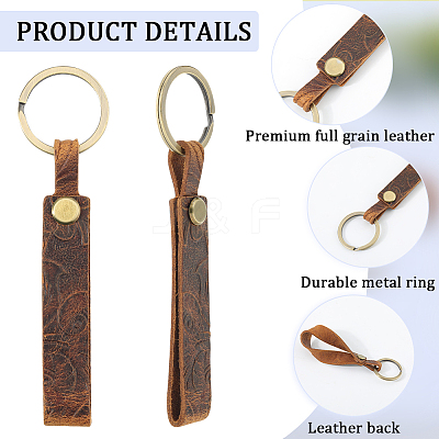 Leather Keychain KEYC-WH20002-05B-01-1