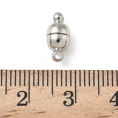 Oval Brass Magnetic Clasps KK-B160-36P-1