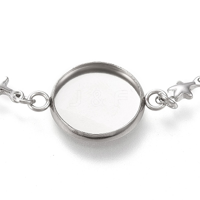 Tarnish Resistant 304 Stainless Steel Bracelet Making STAS-L248-008P-A-1