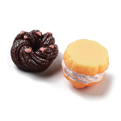Opaque Resin Imitation Food Decoden Cabochons RESI-H155-12-1