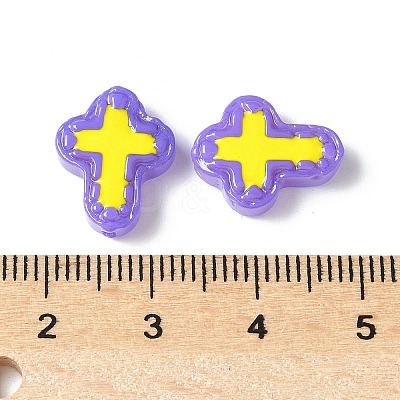 Baking Paint Glass Enamel Beads BLOW-D300-06P-1