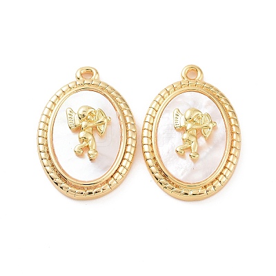 Shell Pendants KK-E068-VC116-1