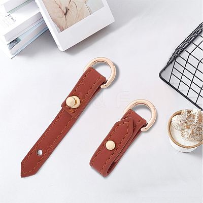 2Pc Alloy & Microfiber Suspension Clasps AJEW-CL0005-19B-1