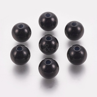 ABS Plastic Imitation Pearl Beads KY-G009-14mm-01-1