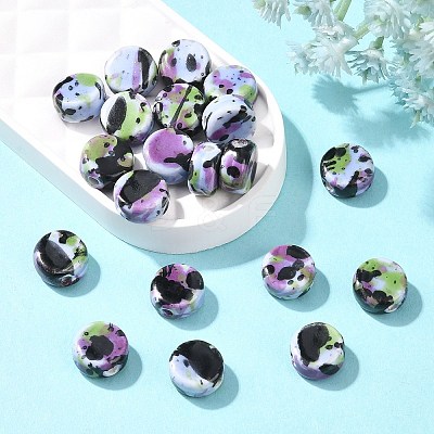 Handmade Porcelain Beads PORC-S496-D03-10mm-1