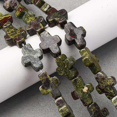 Natural Dragon Blood Beads Strands G-I369-A27-02-1