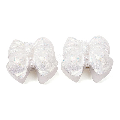 Luminous Opaque Resin & Rhinestone & Polymer Clay Beads RE-CBA1913-02L-1
