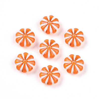 Transparent Acrylic Beads TACR-T028-46-1