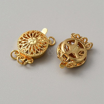 Brass Box Clasps KK-WH0079-16C-G-1