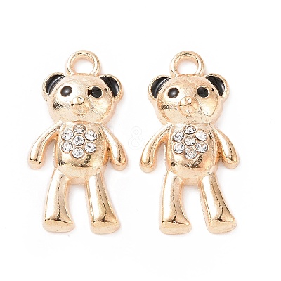Alloy Enamel Pendants ENAM-G213-11KCG-1