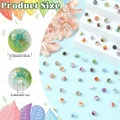 141Pcs 3 Bags Cat Eye Beads CE-YW0001-02A-1