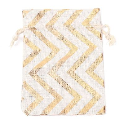 Christmas Theme Cotton Fabric Cloth Bag X-ABAG-H104-B05-1
