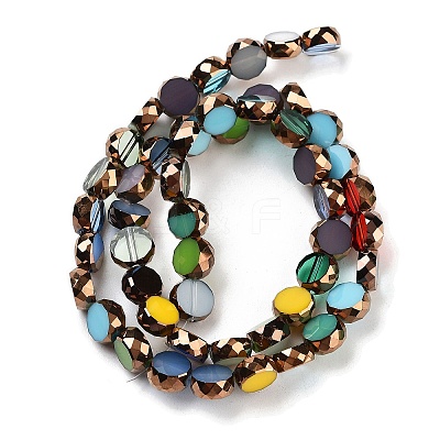 Glass Beads Strands GLAA-H032-04B-1