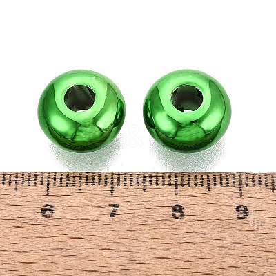 UV Plating Opaque Acrylic European Beads PACR-T017-19M-09-1