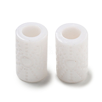 Opaque Acrylic European Beads SACR-L007-002B-1
