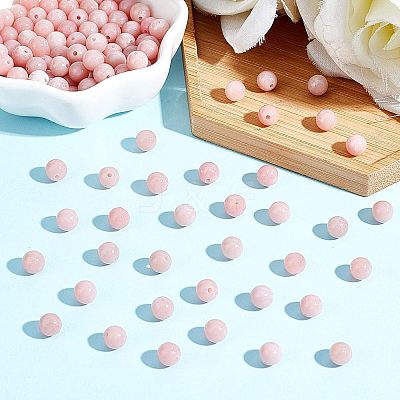 2 Strands Natural Pink Opal Beads Strands G-FH0001-71-1
