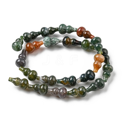 Natural Indian Agate Beads Strands G-C039-A07-1