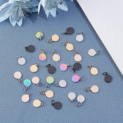 PVD Vacuum Plating 304 Stainless Steel Charms EJEW-UN0001-40B-1