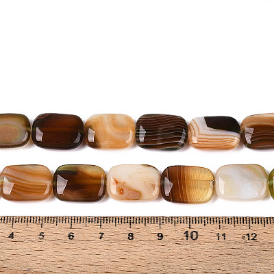 Natural Agate Beads Strands G-N356-03A-05-1
