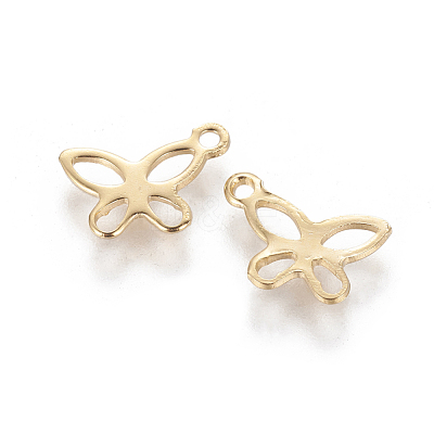 201 Stainless Steel Charms STAS-L233-049G-1