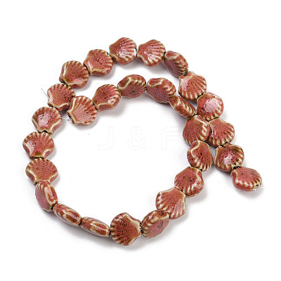 Handmade Porcelain Beads Strands PORC-Q002-01A-07-1
