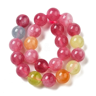 Dyed Natural Malaysia Jade Beads Strands X-G-G021-02B-16-1