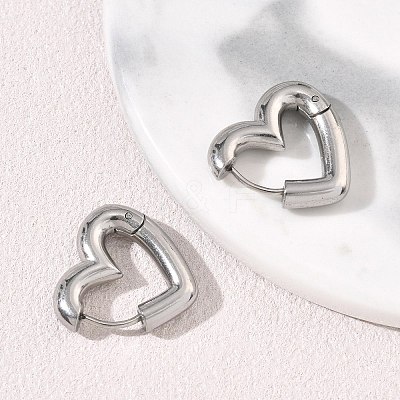 304 Stainless Steel Hoop Earrings SA-CBA46AF-26P-01-1
